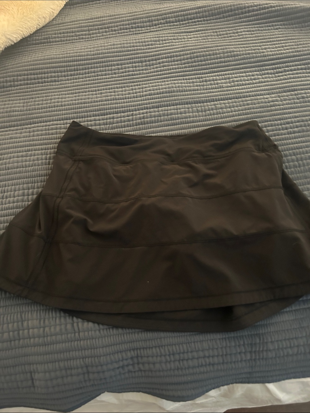 lululemon athletica Black Athletic Skirt with Built-In Shorts